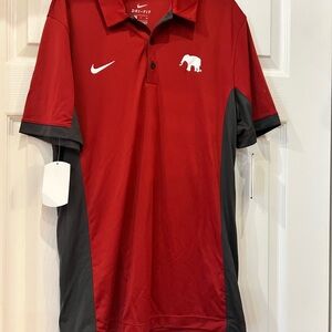 NWT Nike Men's Crimson Tide Polo Shirt size S